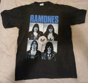 Ramones Adios Amigos On Back Side Shirt Black L True Vintage Rock Band T Shirt - Picture 1 of 6