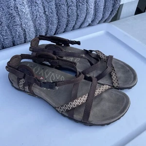 Sandalias de cuero MERRELL Sandspur para mujer talla US 9 marrón tierra oscuro frescas - Imagen 1 de 8