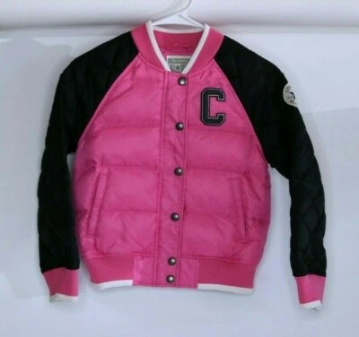 CONVERSE Bomber All-Star Letterman Chaqueta Abrigo Niñas Talla Pequeña 5/6 Foto 1 de 4
