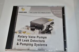 VARIAN VACUUM TECHNOLOGIES ROTARTY VANE PUMPS VS LEAK DETECTORS CD (RQ98)