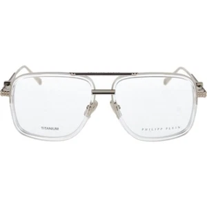 Nuevas lentes de demostración transparentes Philipp Plein VPP 063M 0302 marco dorado/transparente - Imagen 1 de 5