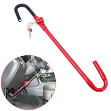 Universal Safety Steering Wheel To Clutch Pedal Lock Car Anti Theft Truck Auto