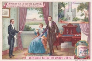 Chromo Liebig Scene Da Vita Da Liebig n4 - Picture 1 of 2