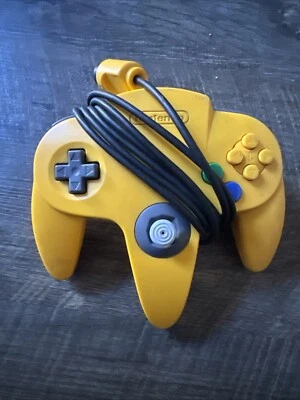 Official Nintendo 64 RemoteController OEM N64 Original - Yellow - Image 1 of 2