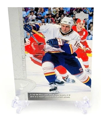 1997-98 Upper Deck Hockey Brett Hull St. Louis Blues #324 HOF - Image 1 of 2