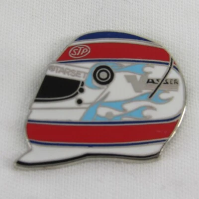 Jimmy Vasser Lapel Pin Collector Driver Helmet Pin Back Target STP Ganassi Indy - Image 1 of 4