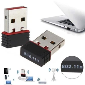 Mini Usb Wifi Wireless Network Adapter Usb Wifi Dongle Portable Wifi Signa IDS - Picture 1 of 10