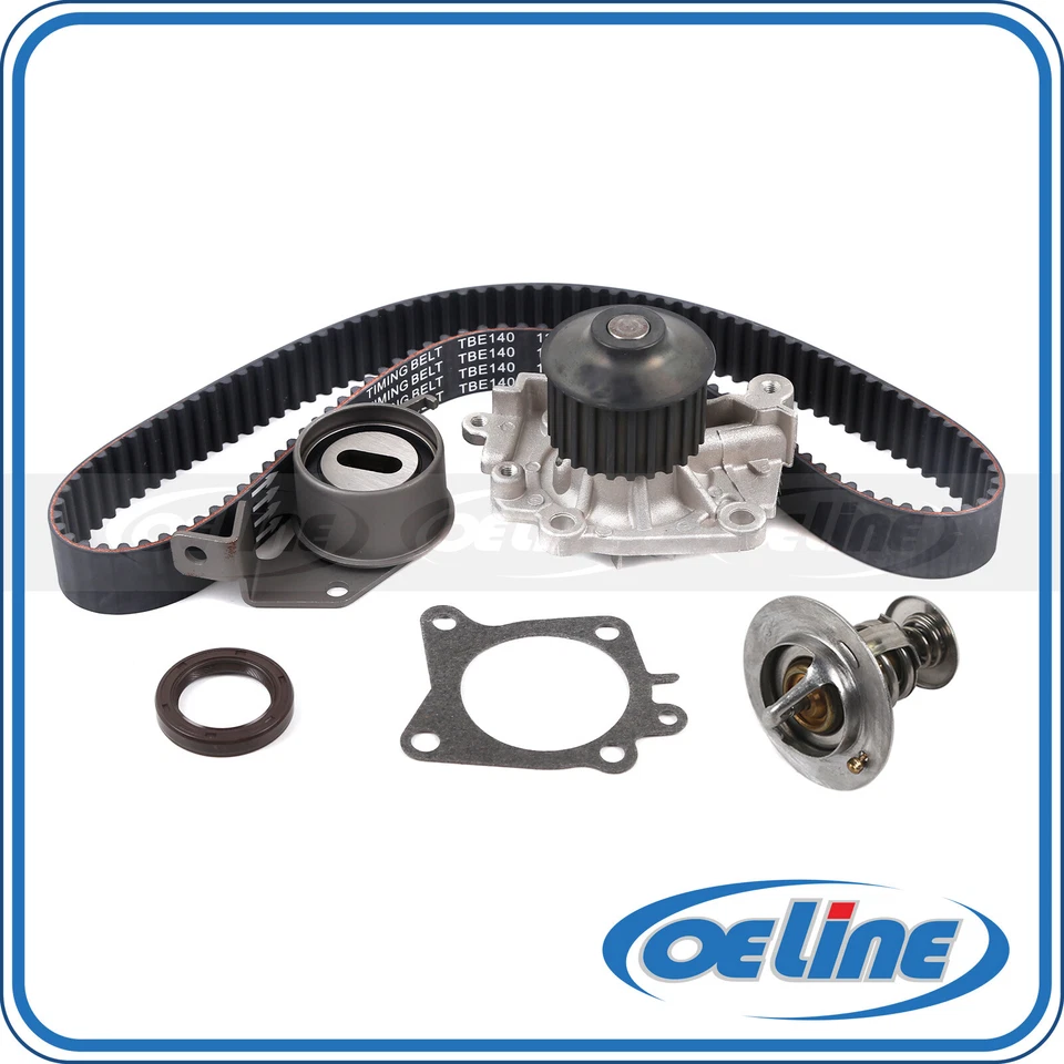 Timing Belt Kit Water Pump Thermostat Assembly for 04-06 Mitsubishi Lancer 2.0L - Image 1 of 4