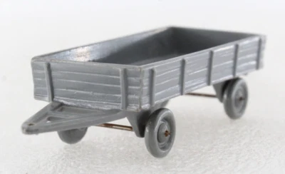 Wiking unverglast LKW A.S.S Anhänger DA Typ 1 Staubgrau 1948 GK 400/1C CS 521/2A - Bild 1 von 4