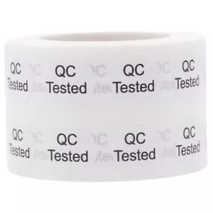 Adesivi controllo qualità test qualità | tondo 0,5" | confezione da 1000 - Foto 1 di 2