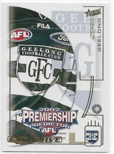 2002 Select Exclusive SPX Premiership Predictor (PC7) GEELONG :::: - Picture 1 of 1