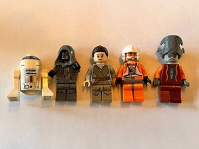 Lego Star Wars Lot Of 5 R2-D2 Pilot Rey Thug 75099