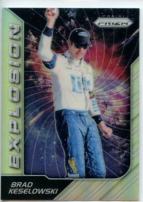 2018 Panini Prizm Racing NASCAR Explosion HOLO SILVER #88 Brad Keselowski - Image 1 of 2