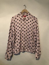 supreme polka dots rayon work jacket