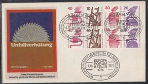 Berlin Scott 9N317-21 Folio FDC - Unfallverhütung - Bild 1 von 1