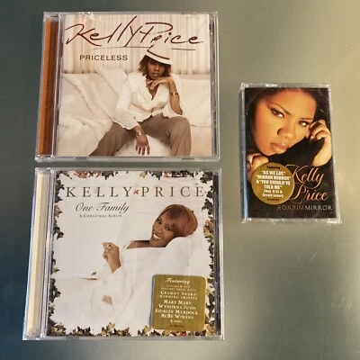 NEW SEALED Kelly Price CD/ Cassette Lot: Priceless, One Family, Mirror Mirror - Image 1 of 4