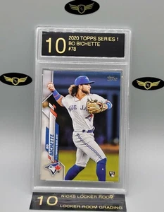 2020 Topps Series 1 Toronto Blue Jays BO BICHETTE #78 rookie graded mint LRG 10 - Picture 1 of 2