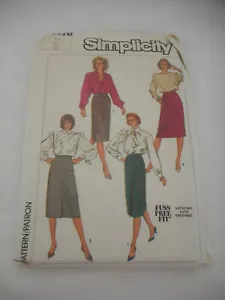 Vintage Simplicity skirt cut sewing pattern 7676 Sz 14 - Picture 1 of 2