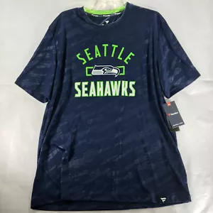 NEW Seattle Seahawks Jersey Shirt Adult XL Blue NFL Fanatics Team Stealth NFL - Picture 1 of 11