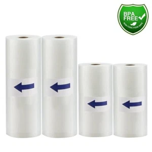 8x50 & 11x50 Vakuumierbeutel Rolle 4mil geprägt FoodSaver Vakuum Aufbewahrungsbeutel - Bild 1 von 13