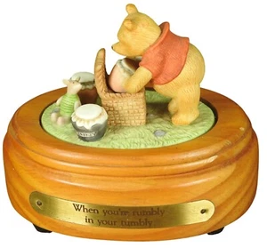 Vintage Classic Winnie The Pooh When You're Rumbly In Your Tumbly Music Box - Bild 1 von 10