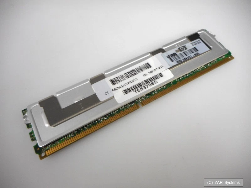 HP 2GB DIMM PC2-5300 ECC RAM Arbeispeicher für XW4400, 392281-001 398707-251 NEU - Bild 1 von 1