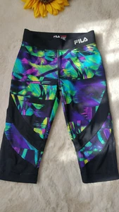 Fila Sport Live in Motion Exercise Active Capri Pants  size XS 7 Girls - Picture 1 of 3