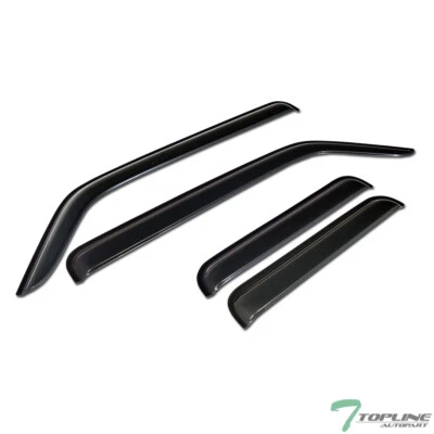 Topline For 2003-2011 Honda Element Sun Rain Guard Vent Shade Window Visors 4pc - Изображение 1 из 4