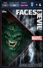 Marvel Collect ABOMINATION SR 2019 Faces of Evil Red Motion 500cc Digital