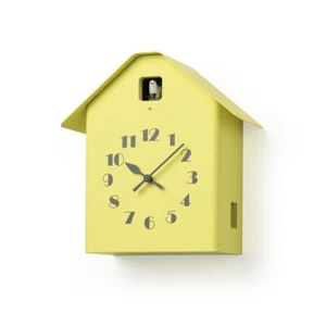 Lemnos Orologio a Cucù RF20-03 YE Giallo Analogico Dachs Cuckoo Giappone - Foto 1 di 5