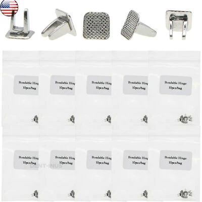 US 100 Pcs Dental Orthodontic Bite Turbos Openner Tongue Tamers Bondable Hinge - Image 1 of 4