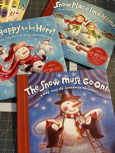 Set 3 Hallmark Holiday Books Esberg Hawkinson Christmas Snow Reading - Picture 1 of 9