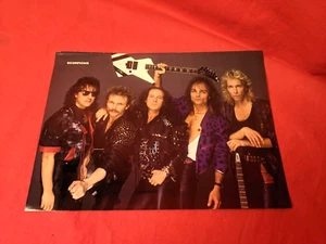 Scorpions And The Quotable Scorpions Vintage Rock Photo Size 11 X 9 - Picture 1 of 2