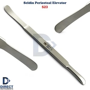Dental Seldin Elevator Periosteal Double Ended Oral Surgery Tissue Flap Removal - Picture 1 of 5