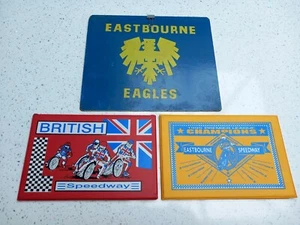 Vintage Speedway Programmbrett Eastbourne Eagles x 3 - Bild 1 von 1