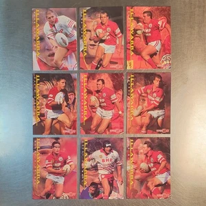 1996 NRL Dynamic Series 1 Illawarra Steelers Full Team Set (9 Cards) - Picture 1 of 2