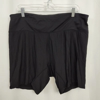 Wool & Lightweight Roam Bike Short Women's 2X Black Merino Wool Blend 6.5 Inseam - Image 1 of 4