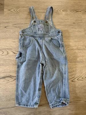 Mono vaquero de colección Baby Guess 24 m lavado ligero ropa de trabajo al aire libre retro unisex Foto 1 de 4