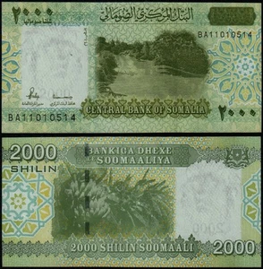 SOMALIA 2000 SHILIN (P39) 2010 (2023) UNC - Bild 1 von 1