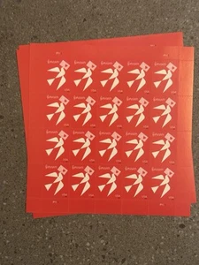 100 STAMPS Love Bird Envelope 5 Sheets of 20 USPS Forever Stamps - Scott #5826 - Picture 1 of 3