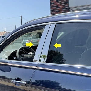 Polished Pillar Post Trim for 2021-2023 Genesis GV80 [4pcs] - Bild 1 von 4