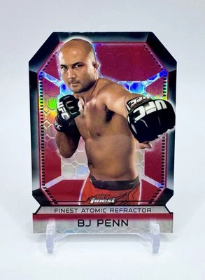 BJ Penn 2011 Topps UFC Finest Atomic Octafractor 59/88 Card #18 Die-Cut SSP Rare - Image 1 of 3