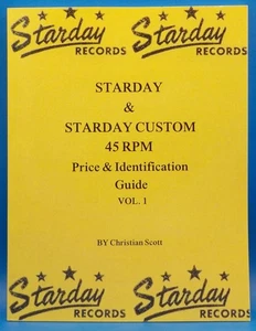 STARDAY & STARDAY CUSTOM 45 RPM Record Price & Identification Guide VOL 1 Book - Picture 1 of 10