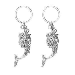  2 Pcs Cute Animal Keychain Dolphins Creative Keychains Rings Ornaments - Bild 1 von 12