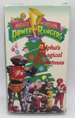 MIGHTY MORPHIN POWER RANGERS: ALPHA'S MAGICAL CHRISTMAS VHS VIDEO, SONGS & MORE - Image 1 of 2