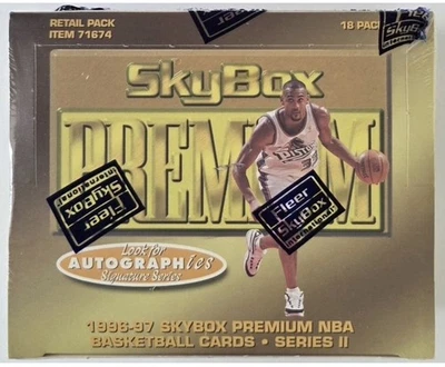 ™ 1996-97 Skybox PREMiUM🏀Series 2 BasketBall Box Sealed KOBE, JORDAN Shaq Nba - Image 1 of 3