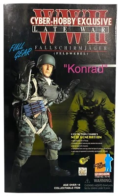 Dragon Cyber-Hobby Late War Fallschirmjager Feldwebel Konrad 1:6 Figure NEW 2002 - Image 1 of 4