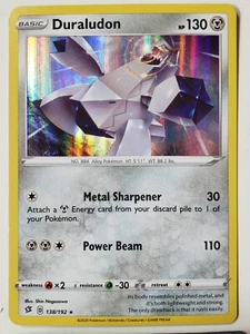 Tarjeta Pokémon HOLO Duraludon 138/192 casi nueva - RARA Rebel Clash $2 envío plano - Imagen 1 de 3