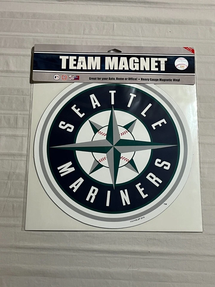 Seattle Mariners MLB Car Magnet 12" Fremont Die - Image 1 of 1