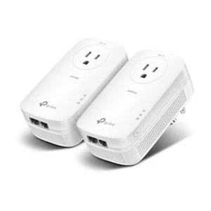 TP-Link TL-PA9020P KIT AV2000 2 puertos Gigabit Passthrough Powerline Starter Kit - Imagen 1 de 4
